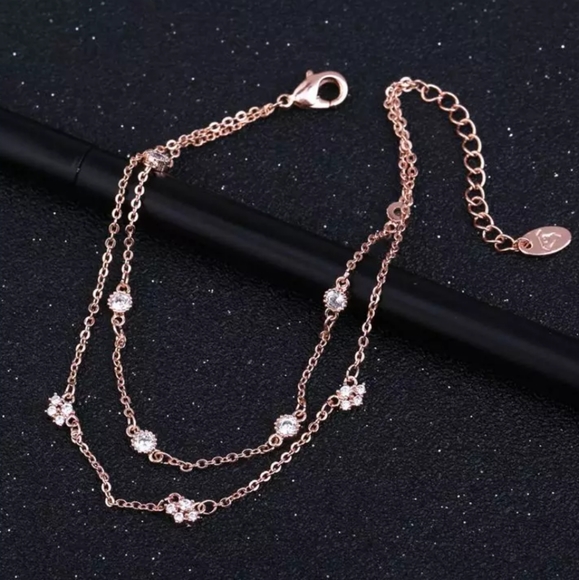 NEW ROSE GOLD PLATED DIAMONDS BY YARD BRACELET - Picture 3 of 5